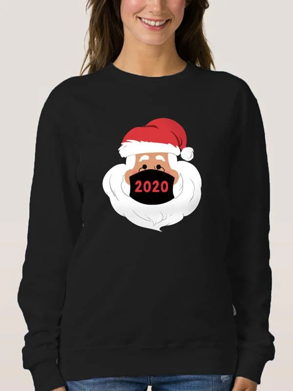 Ugly Christmas Santa Claus Sweatshirt-elleschic