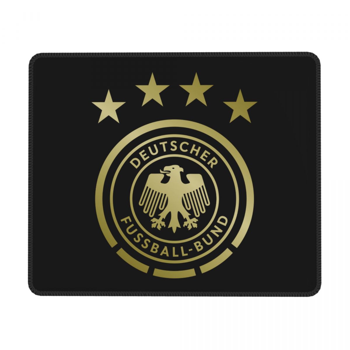 Germany National Football Team Square Gaming Mouse Pad with Stitched Edge