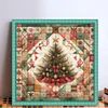(Multi-Style) Christmas Snowman Tree-11CT Stamped Cross Stitch 40*40cm