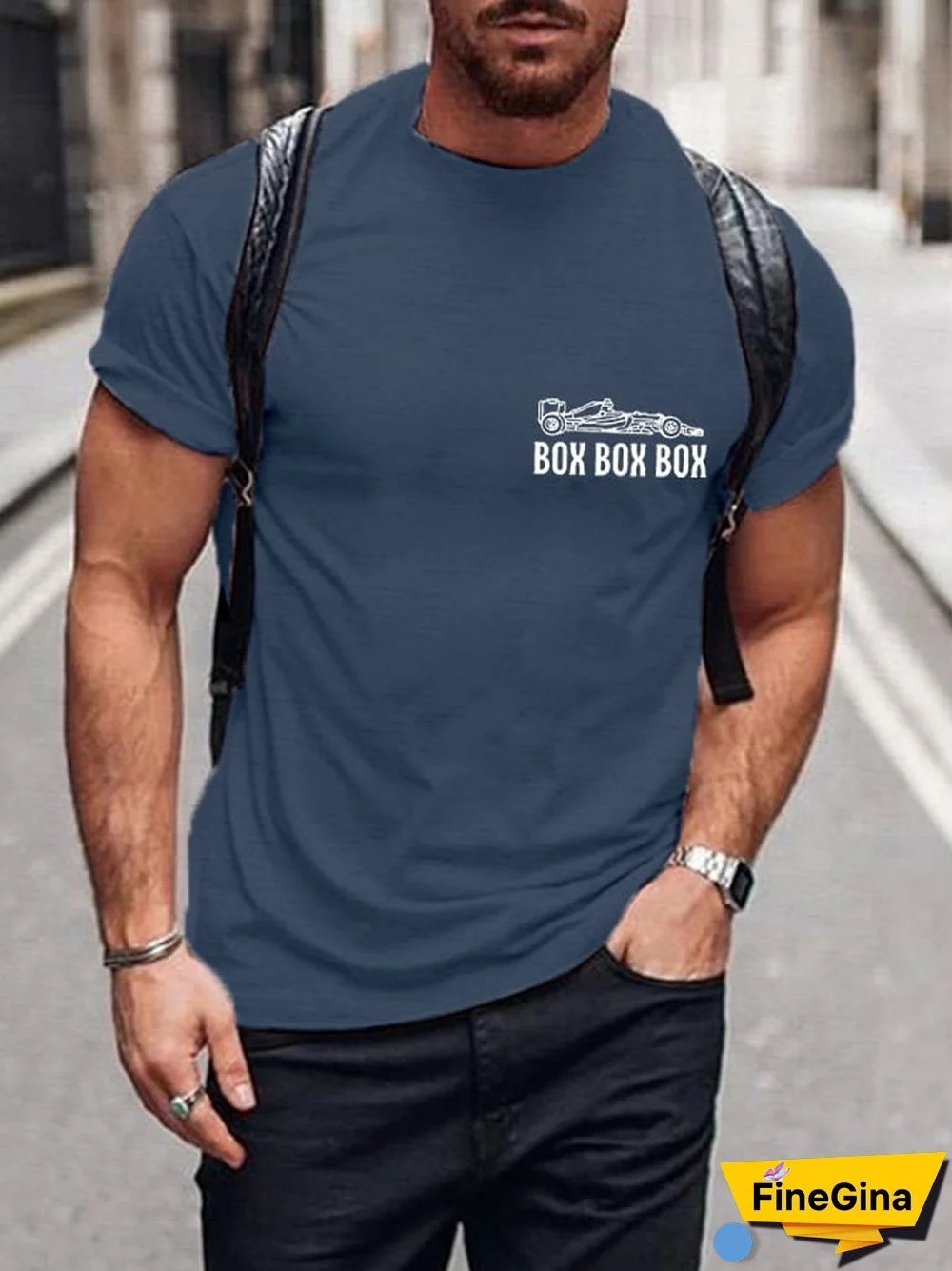 Men's Racing Casual T-Shirt