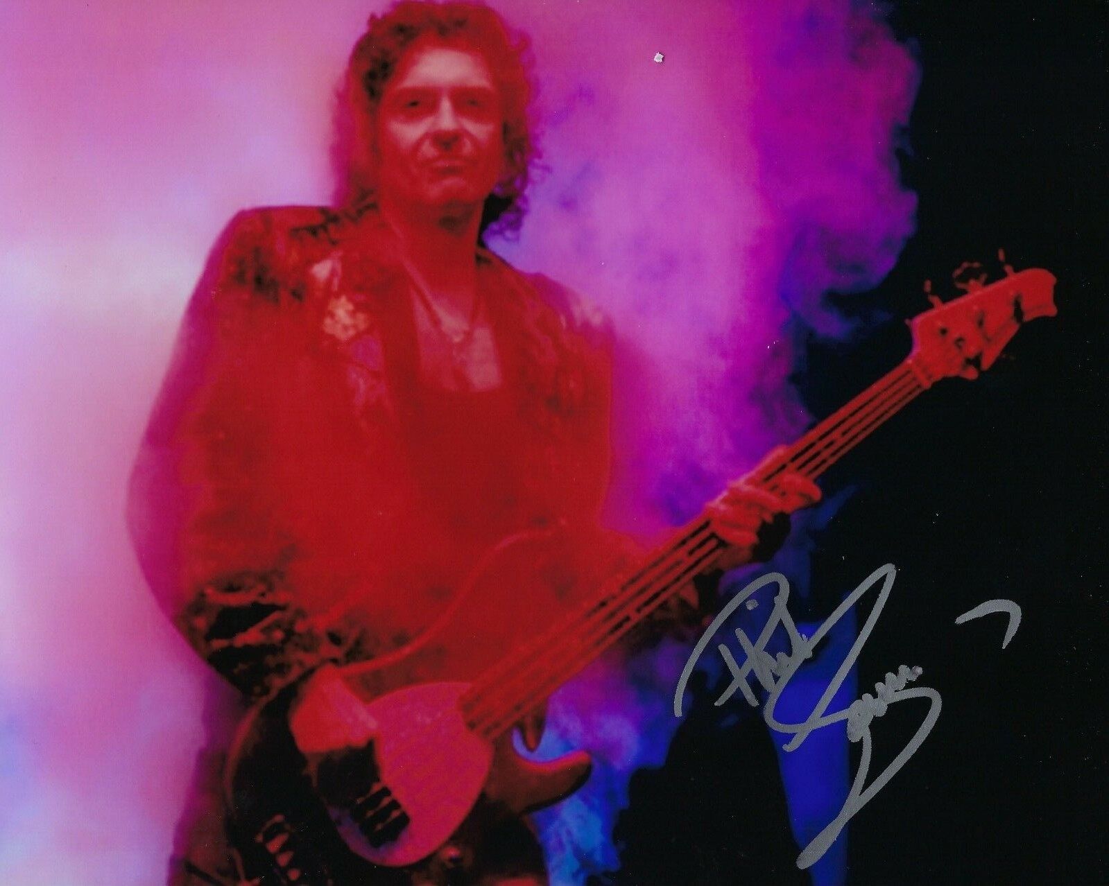 GFA Ozzy Osbourne Bassist * PHIL SOUSSAN * Signed 8x10 Photo Poster painting P2 COA