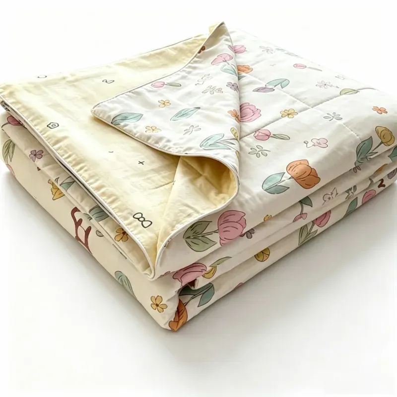 High-quality all-cotton quilt, pastoral style machine washable pure cotton quilt, pure natural cotton printed quilt without impurities eltralife