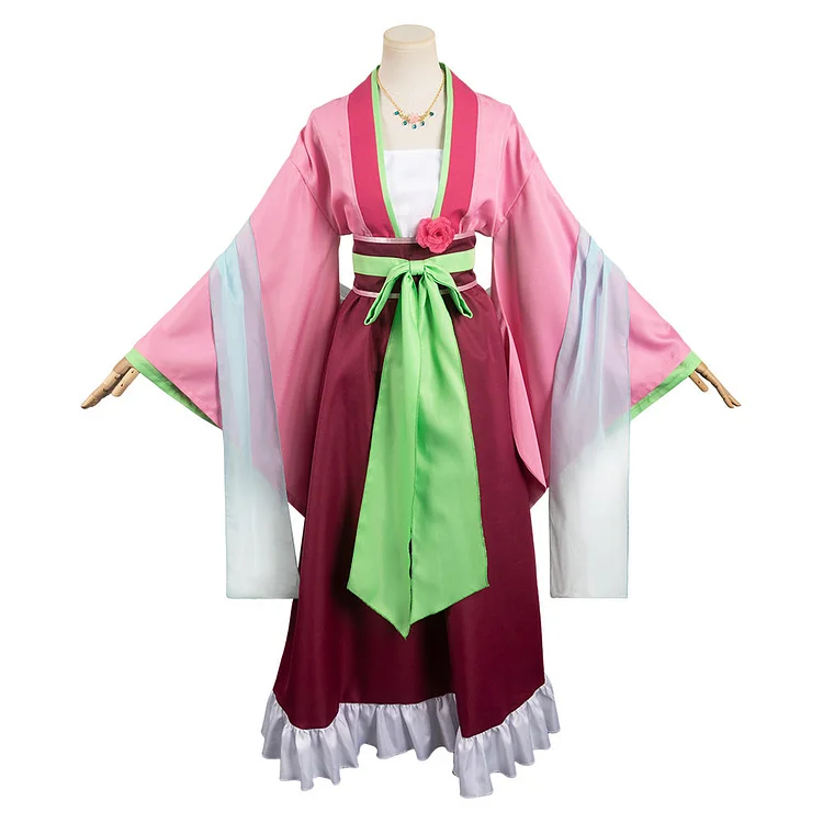 Anime The Apothecary Diaries / Kusuriya no Hitorigoto Maomao Pink Dress Outfits Cosplay Costume Halloween Carnival Party Suit
