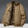 Men's loose plus size casual all-match thickened jacket