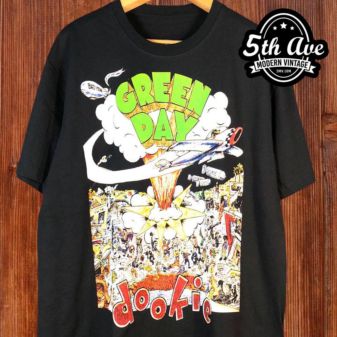 Green Day Dookie - New Vintage Band T shirt