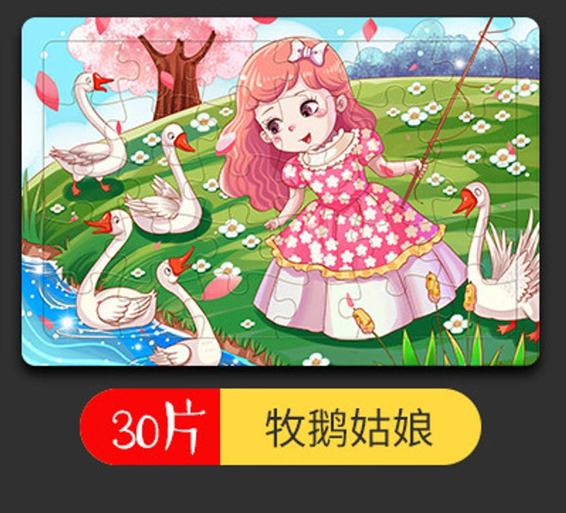 Puzzles Toddler(3-6Years) Cartoon Wood Toys