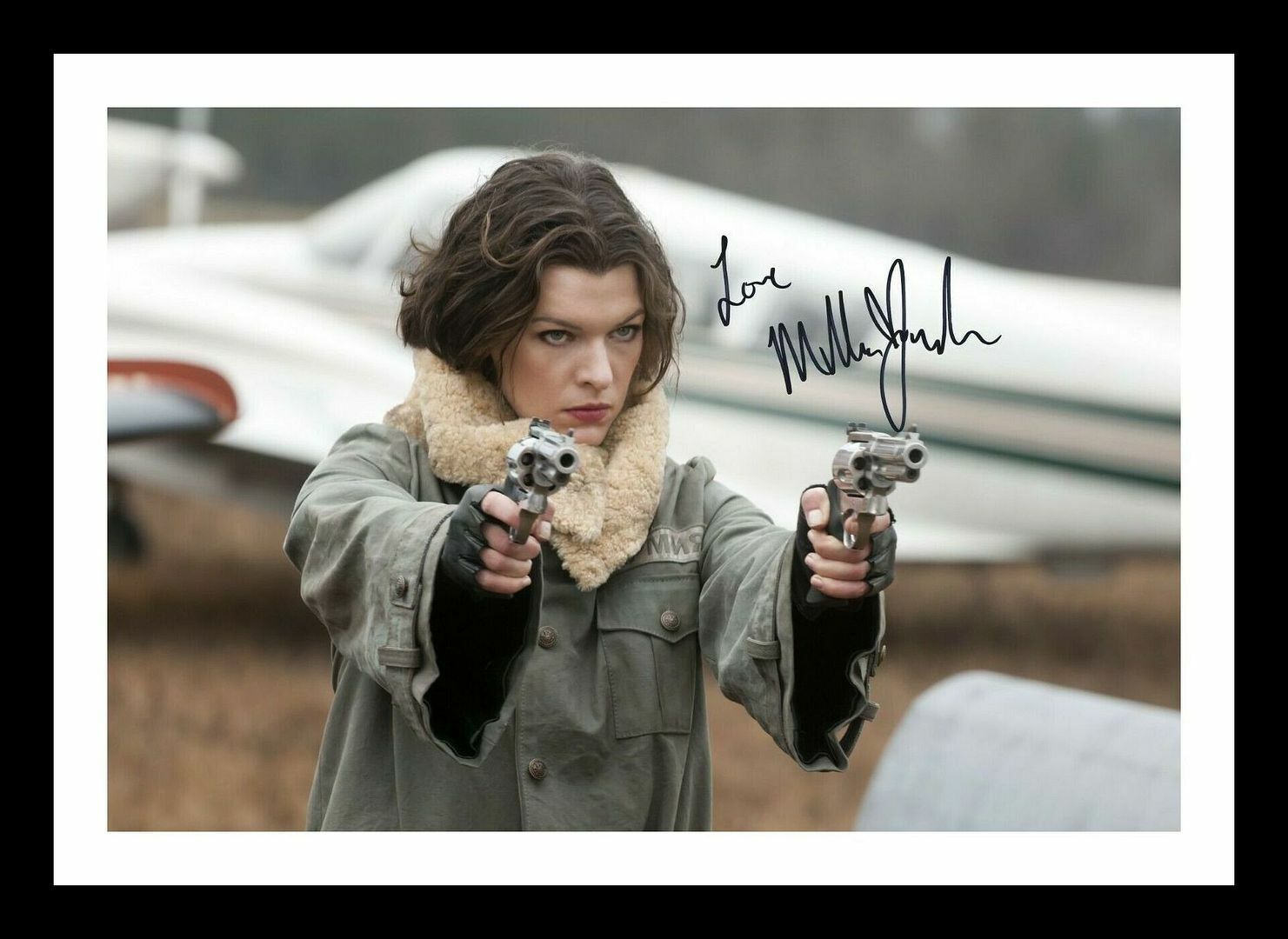 Milla Jovovich Autograph Signed & Framed Photo Poster painting 8