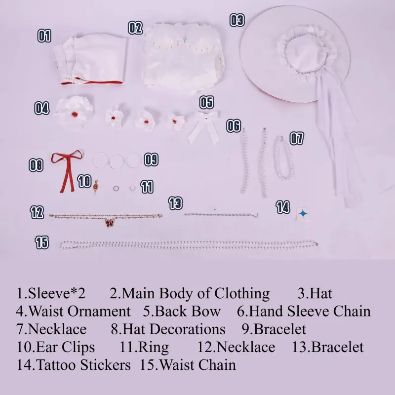 [Wetrose] Pre-Order Wuthering Waves & KFC Collab The Shorekeeper Game Outfit Cosplay Costume