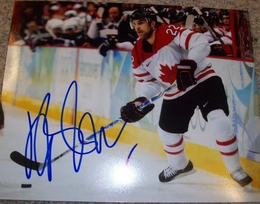 DAN BOYLE TEAM CANADA SAN JOSE SHARKS SIGNED AUTOGRAPH 8x10 Photo Poster painting A w/PROOF