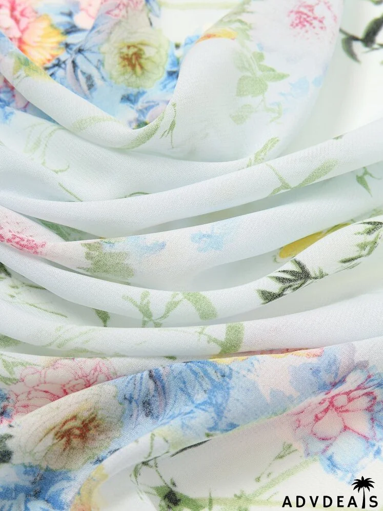 Flower Print Bandana