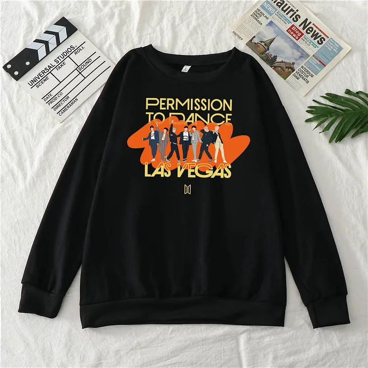 Permission To Dance Photo Loose Sweater