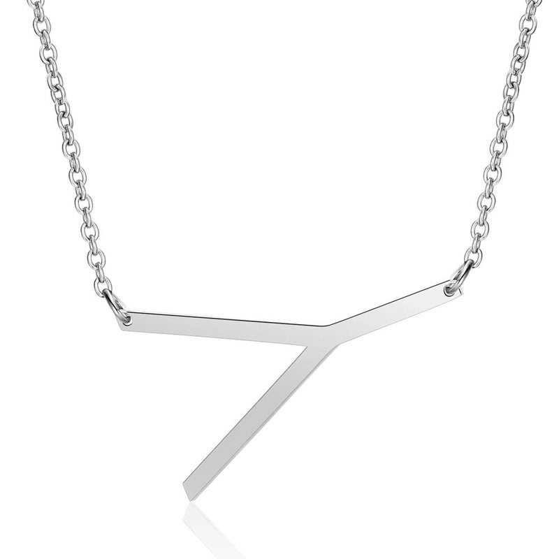 Stainless Steel Fashion Polishing Letter Necklace