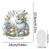 DIY Easter Rabbit Egg Diamond Painting Acrylic Desktop Decor