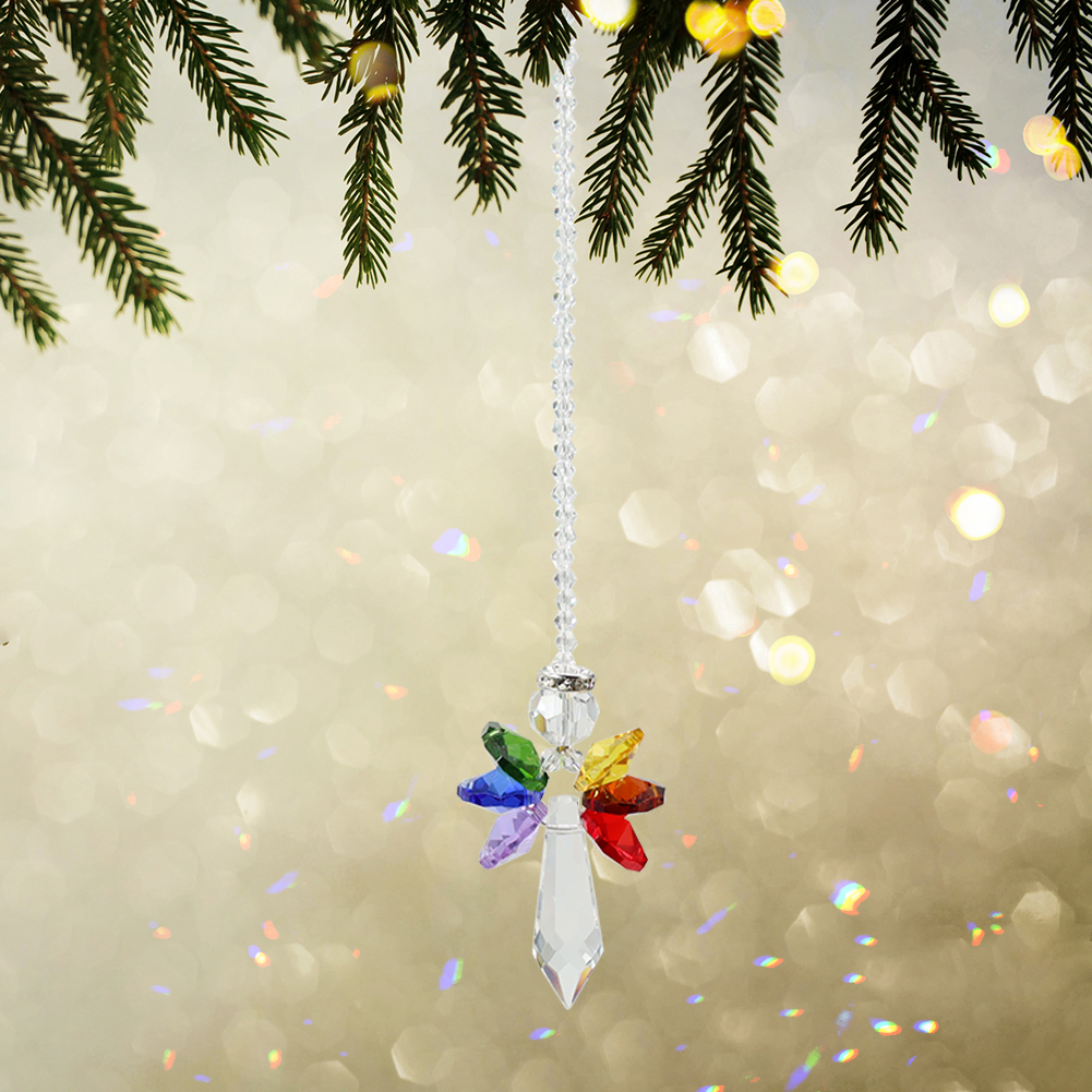 

Multicolor Angel - Art Crystal Suncatcher, 501 Original