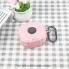 For  Powerbeats Fit BT Earphone Protective Cover with Bracket & Metal Carabiner Shockproof TPU Protective Sleeve Anti-Scratch Dustproof BT Earbuds Case for Outdoor Travel Camping