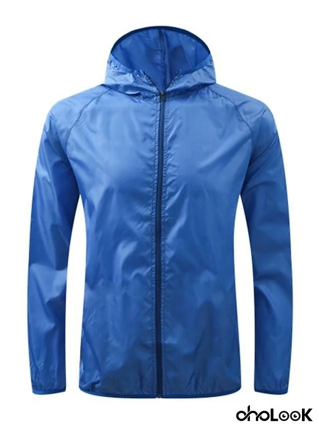 Women's Men's Upf 50+ Uv Sun Protection Zip Up Hoodie Long Sleeve Fishing Running Hiking Jacket Summer Ultra-light