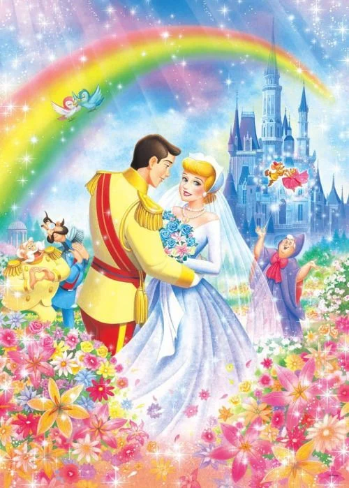 Disney Princess Snow White And Prince - Full Round 40*60CM