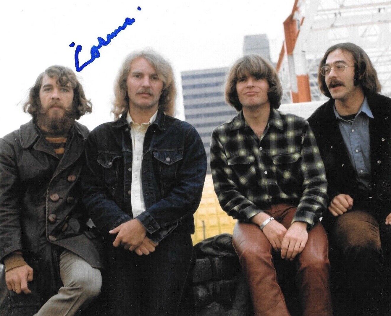 * CREEDENCE CLEARWATER REVIVAL * signed 8x10 Photo Poster painting * DOUG COSMO CLIFFORD * 2