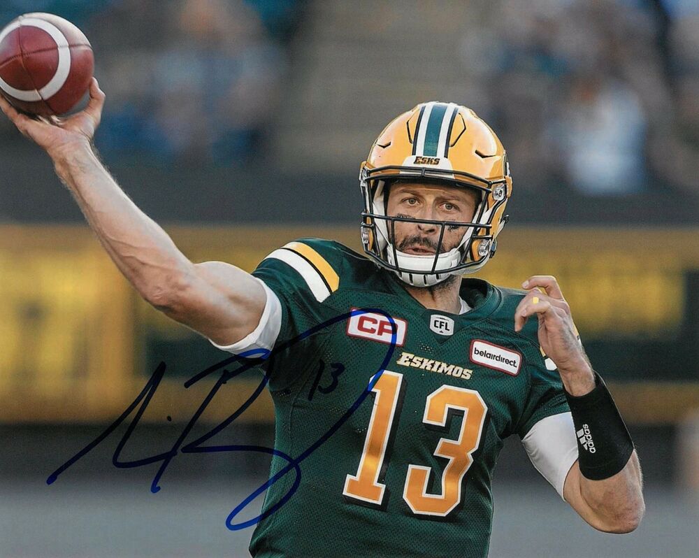 MIKE REILLY SIGNED 8X10 Photo Poster painting EXACT PROOF AUTOGRAPHED EDMONTON ESKIMOS 1