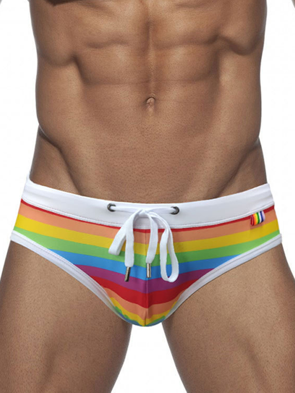 Colorful Striped Triangle Trunks