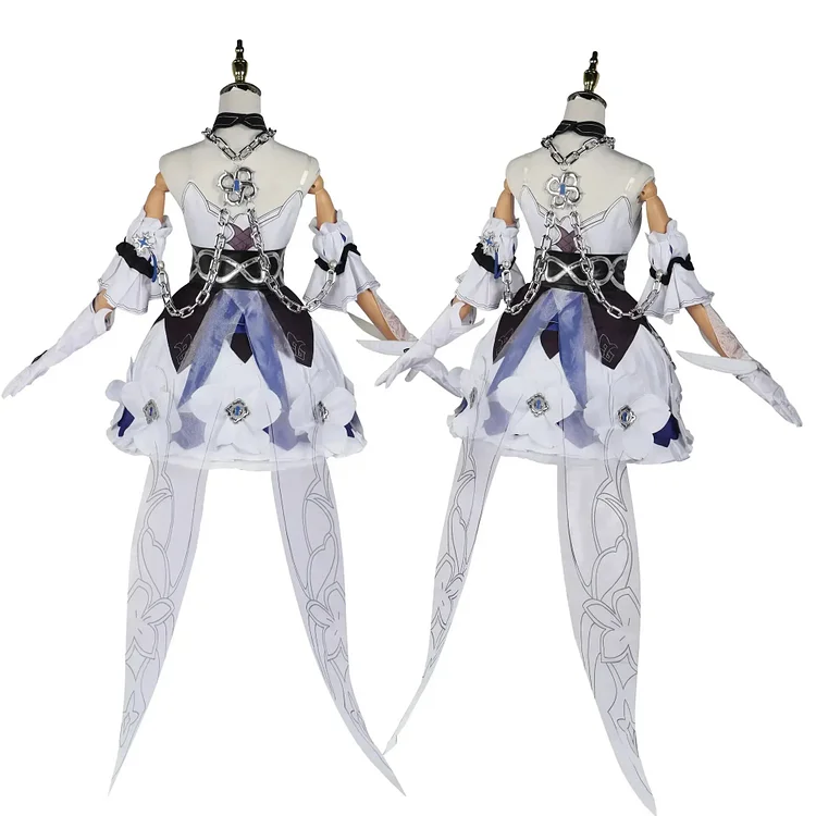 【Wetrose】In Stock Seele Twin Honkai Impact 3rd Cosplay Costume Stygian Nymph Vollerei Black White Wig Full Set 