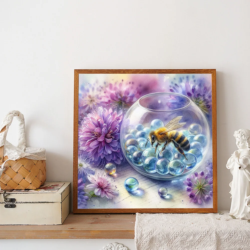 Full Round Diamond Painting 40*40cm - Bee