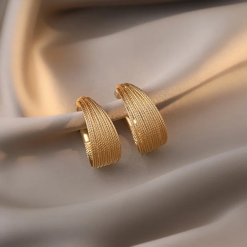 C-shaped Earrings