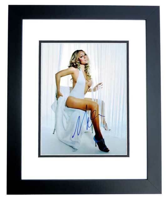 Mariah Carey Signed Autographed Sexy Singer - Actress 11x14 inch Photo Poster painting FRAMED