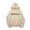 Authenticity Guaranteed Essentials Hoodie Sweatshirt Reflective Letter Print Sweatshirt