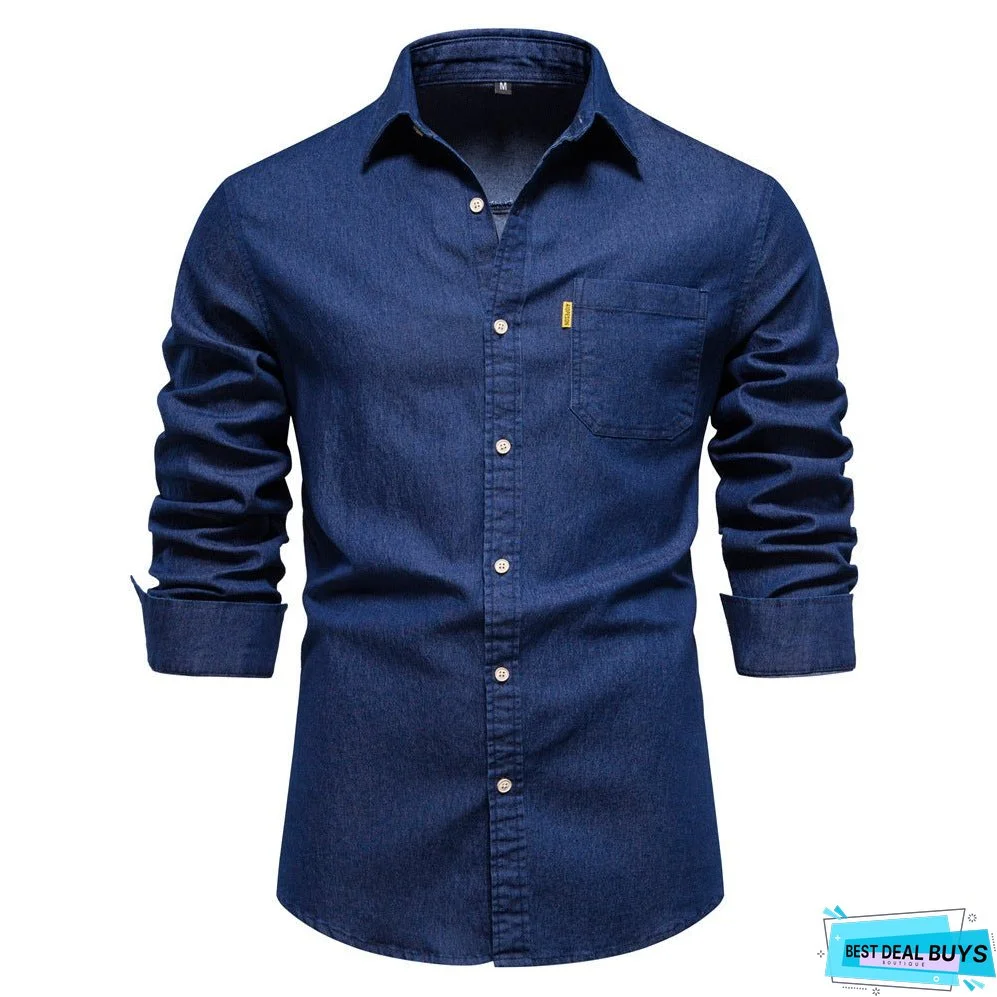 James Denim Shirt For Men