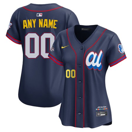 Women's American League Custom Navy 2025 All-Star Edition Limited Player Jersey 9DA3