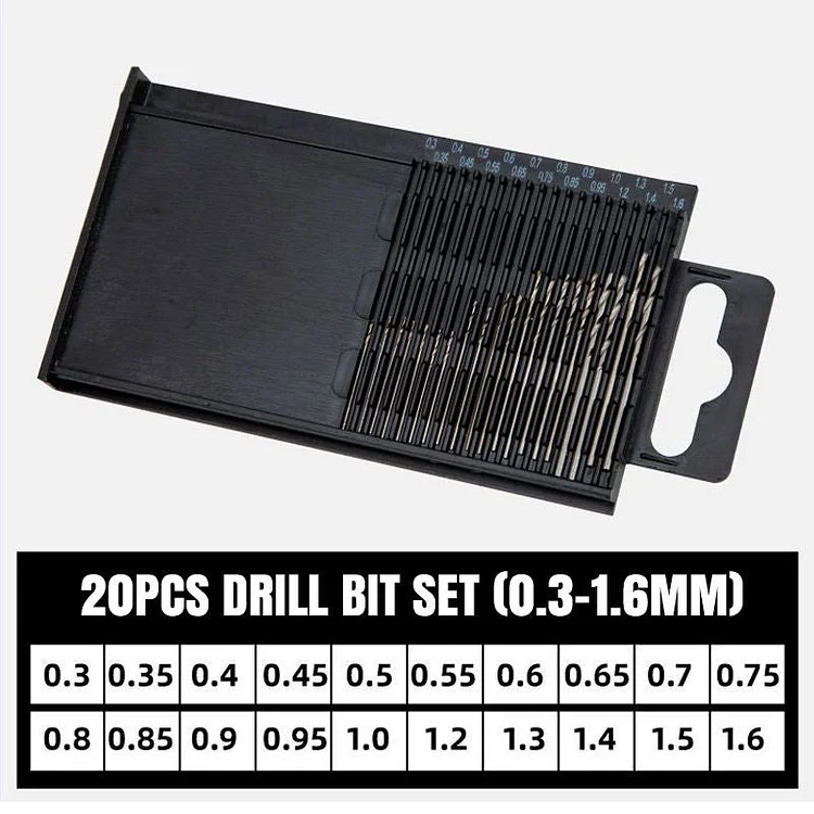 Titanium-plated high-speed steel drill bit set (multiple sets of specifications)