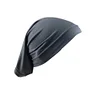 Plain Color Tube Base Cap High Elastic Women's Hijab Cap