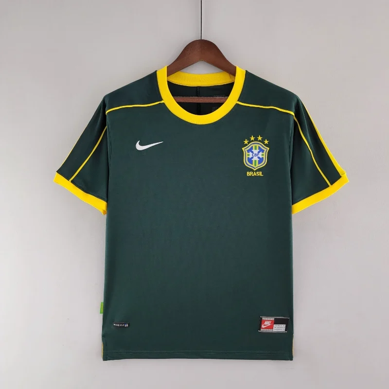 Retro 1998 Brazil Goalkeeper Soccer Jersey