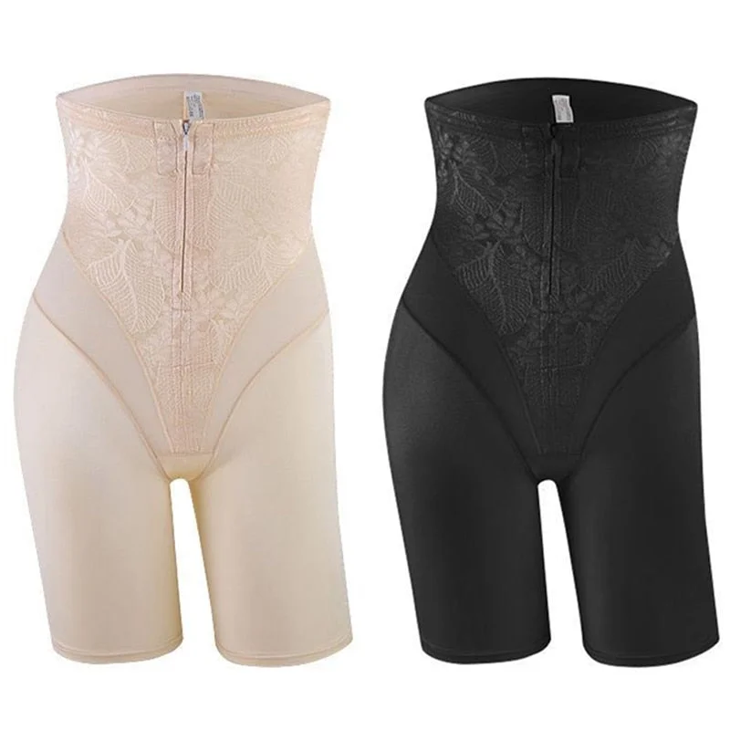 Women Waist Trainer Shapewear Tummy Control Body Shaper Shorts Hi-Waist Butt Lifter Slimming Buckle Sheathing Panties Underwear