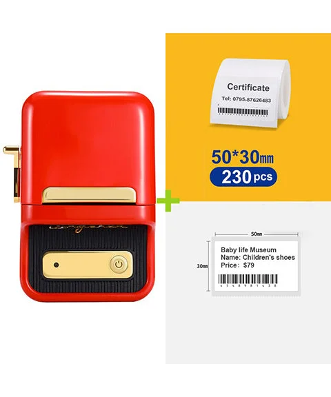 Mini Portable Wireless Thermal Label Sticker Machine