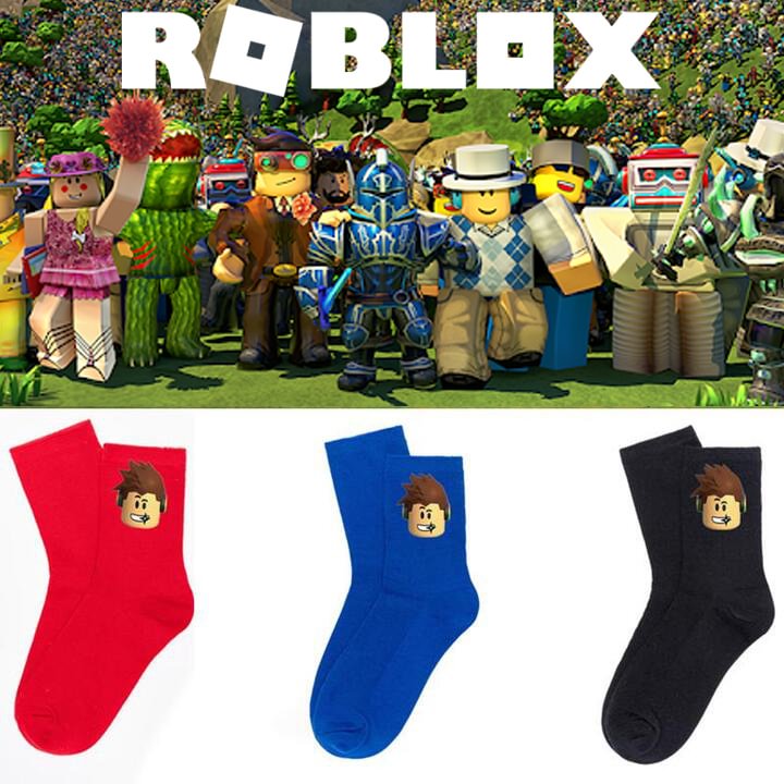 Cross Border Game Roblox Socks New Peripheral Socks Men And Women Autumn And Winter Candy Color Mid Tube Stockings Alibaba - black socks stockings roblox