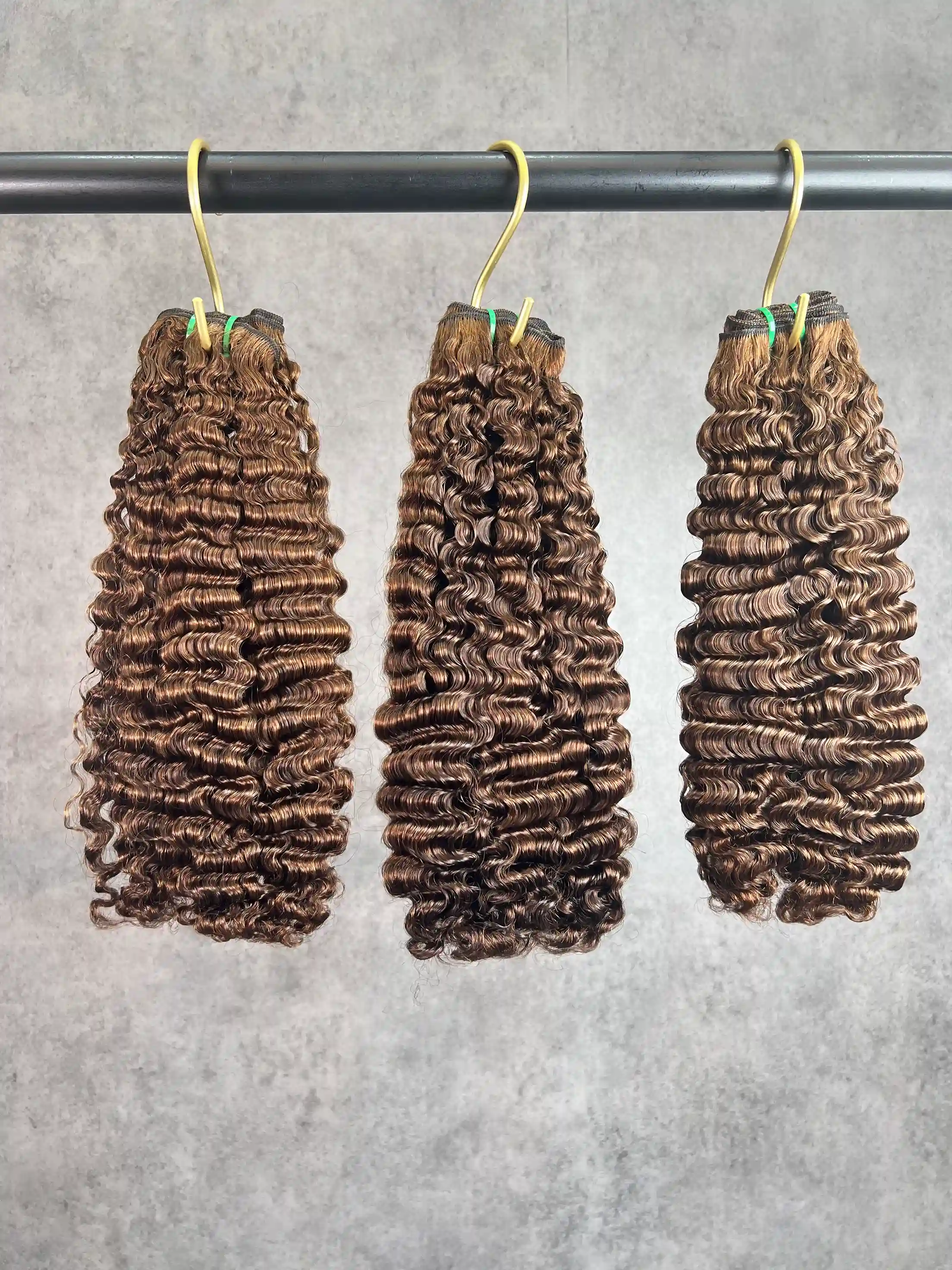 3PCS Super Double Drawn Burmese Curly 4# Color Vietnamese Bundles | 12&ndash;24 Inch |  Boruihair | 100% Human Hair