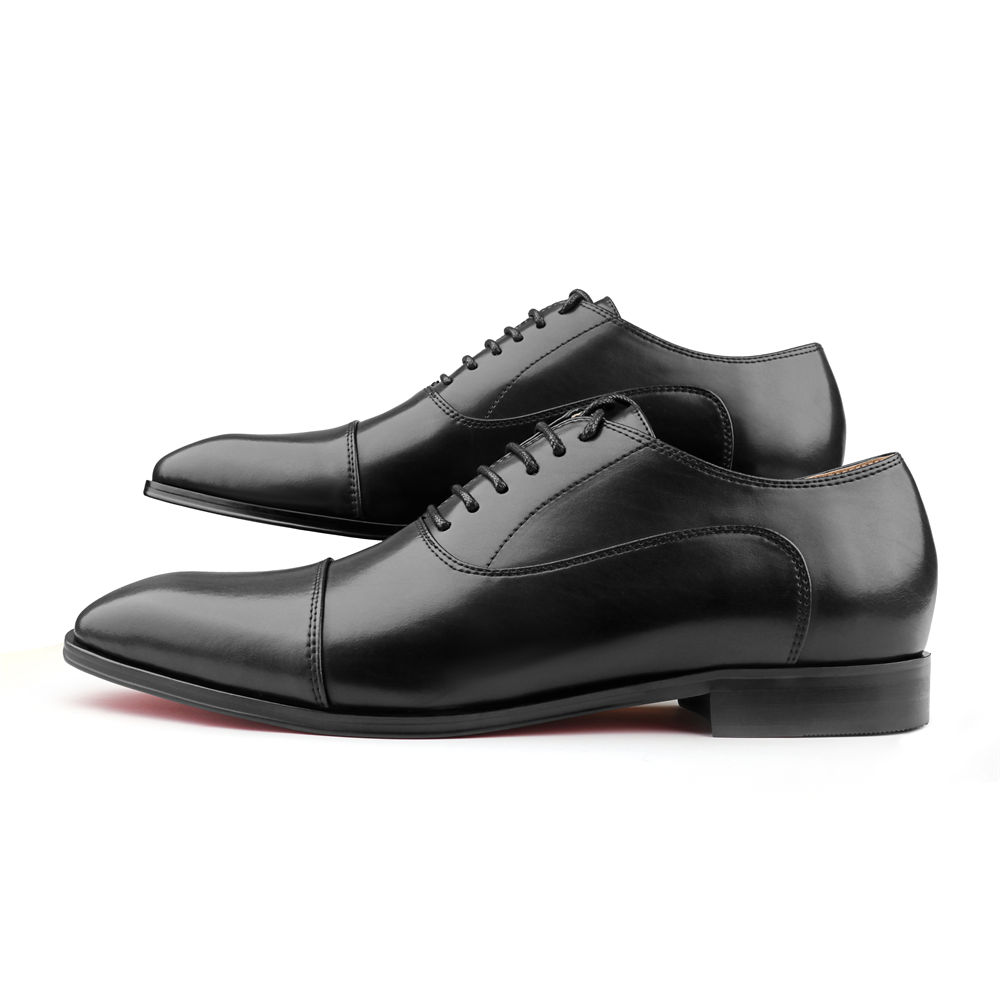 Merumote Gentleman's Oxford Shoes Red bottom Classic LaceUp Formal Party Shoes-MERUMOTE