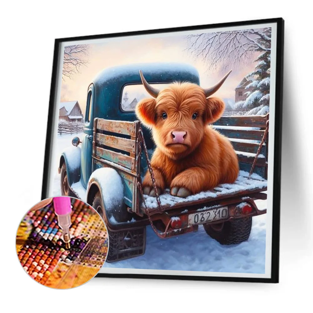 Diamond Painting - Full Round Drill - Calf(Canvas|30*30cm)