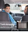 Car Back Rear Trunk Storage Net Elastic Storage Bag for Car Stowing Tidying (L)