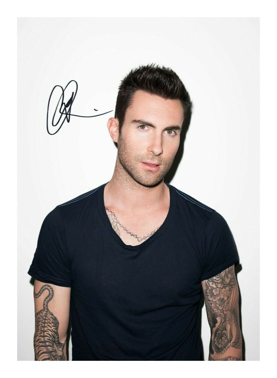 ADAM LEVINE - MAROON 5 AUTOGRAPH SIGNED PP Photo Poster painting POSTER