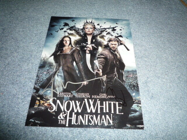 RUPER SANDERS and SAM CLAFLIN signed autograph In Person 8x11 Snow White