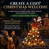 🎅✨ Nov&yacute; d&aacute;rek 2026 Vodop&aacute;d s l&eacute;taj&iacute;c&iacute;mi saněmi Santa Clause &ndash; v&aacute;nočn&iacute; sol&aacute;rn&iacute; zahradn&iacute; lampa