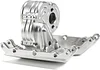 AMK RC Car Gearbox + Gearbox Mount Base for Axial RC Crawler 1/18 UTB18 Capra Unlimited Trail Buggy RTR Upgrade Part Transmission Case (Silver)