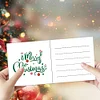 6Pcs Merry Christmas Diamond Painting Greeting Card for Holiday Party Favors