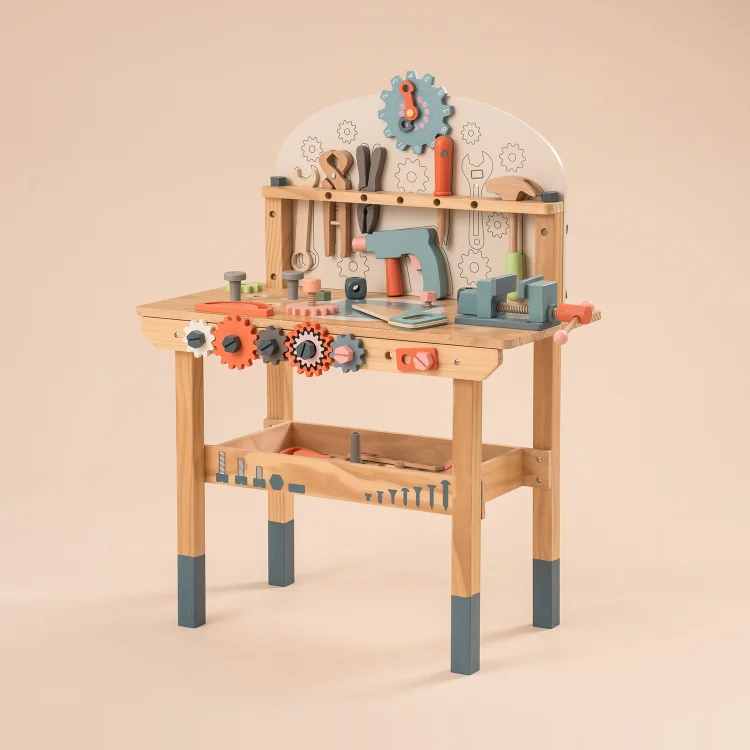 [Only Ship To U.S.] ROBUD Toy Workbench Tool Bench Set for Kids WG200 | Robotime Online