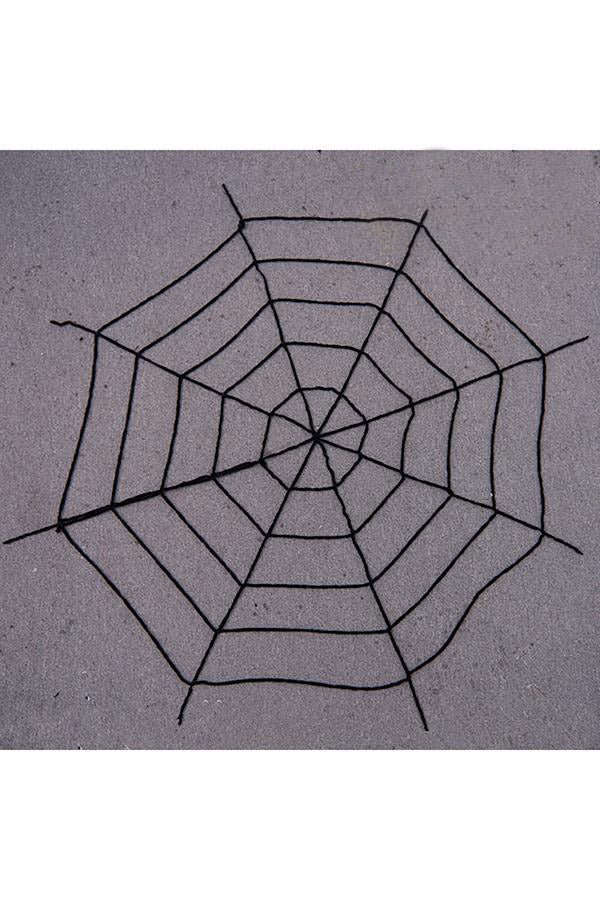 Scary Spider Web For Halloween Party Home Decor Black-elleschic