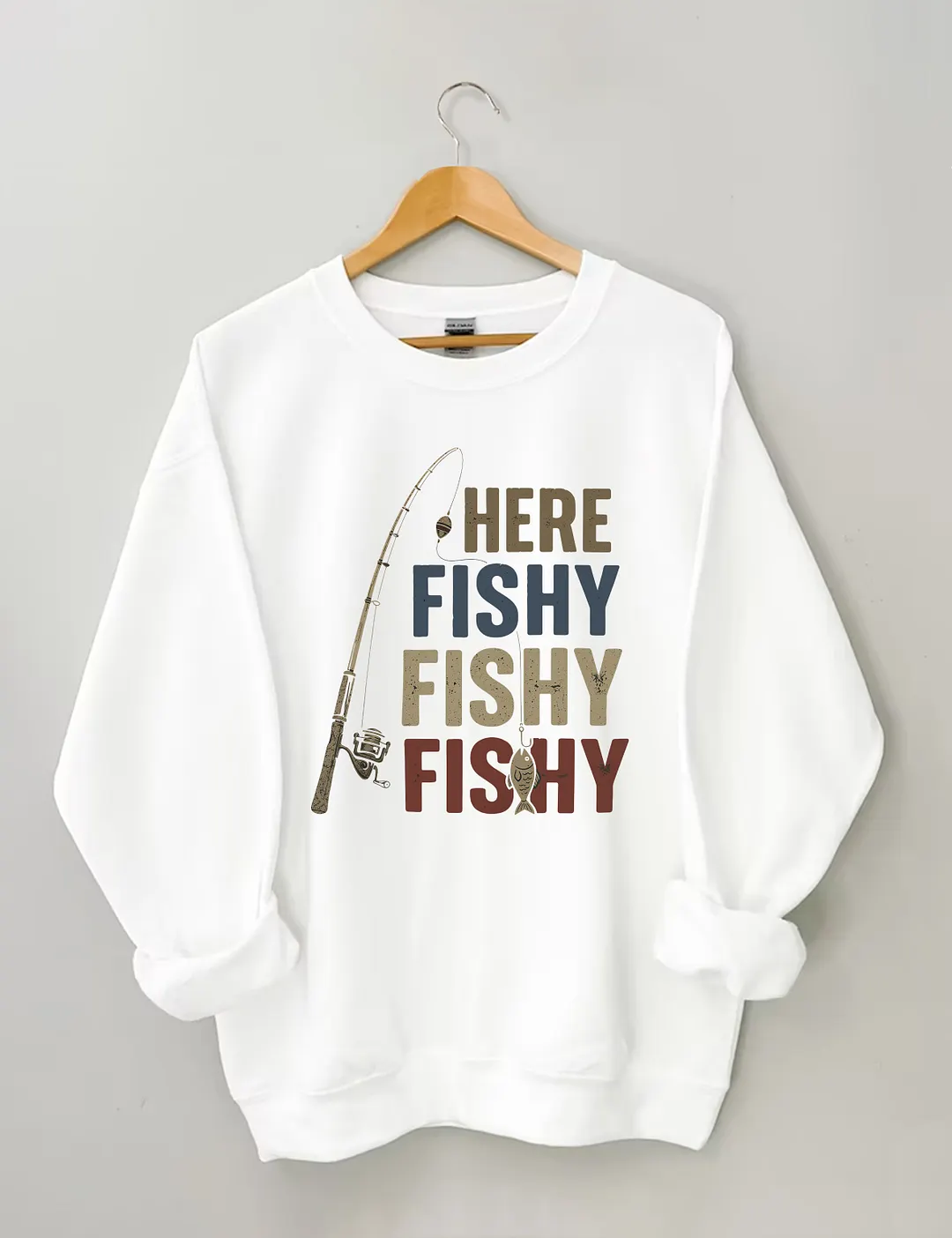 Here Fishy Sweatshirt
