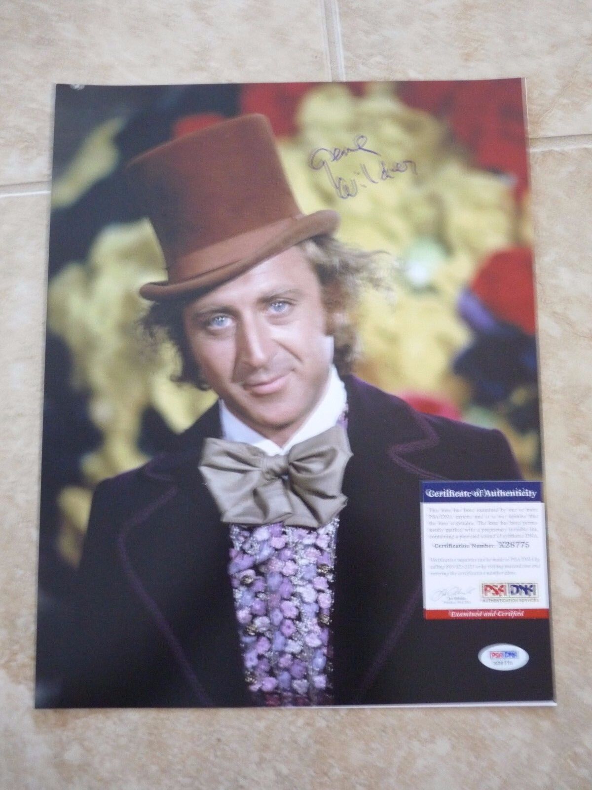 Gene Wilder Willy Wonka Signed Autographed 11x14 Photo Poster painting PSA Certified #1 F4